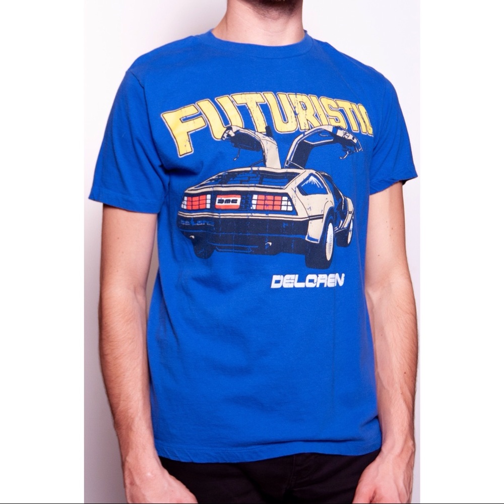 Blue Back To The Future Tee